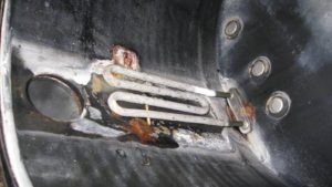 The heating element of the Candy washing machine burned out.