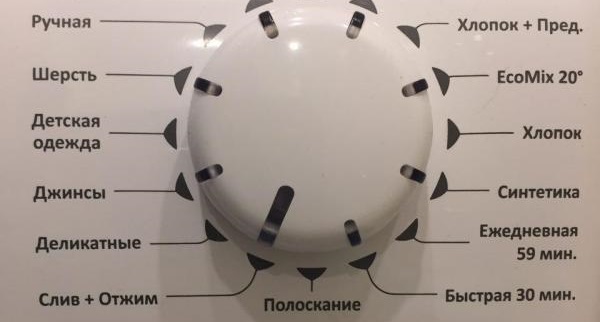 draining water in a Candy washing machine