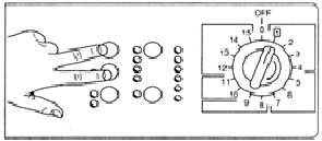 Option 2 of the control panel