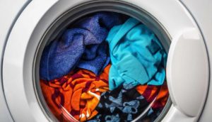 there is excess laundry in the drum