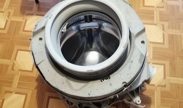 we remove the drum from the housing