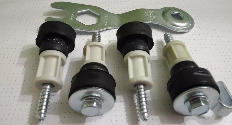 What do transport bolts look like?