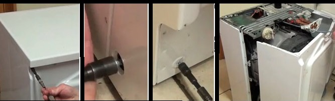 How to remove the rear wall