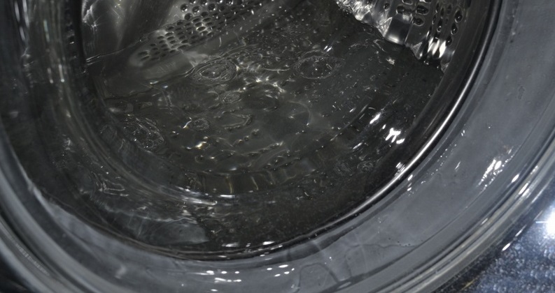 a full tank of water