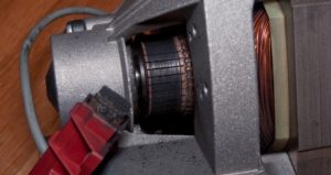 the motor brushes are worn out