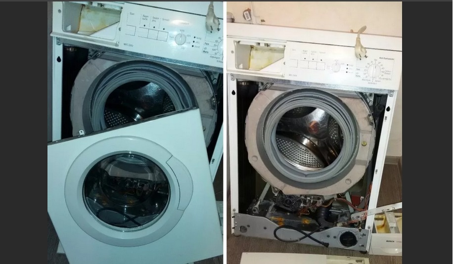 Mes nuimame priekinę sieną