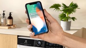Control your Electrolux washing machine via smartphone