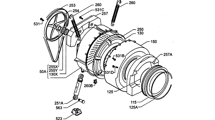 What's going on inside the Zanussi case?