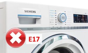 Грешка E17 на пералня Siemens