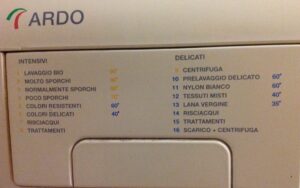 Режими на пране на пералня Ardo