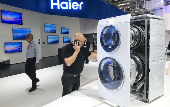 High-tech Haier washing machines