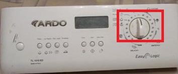 the program switch knob is out of order