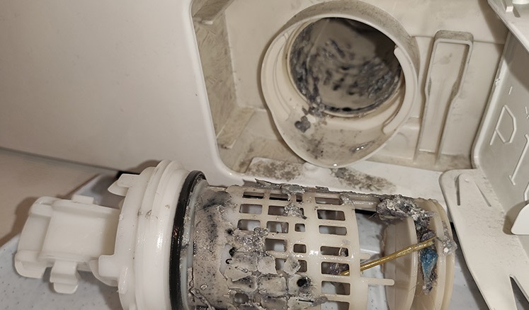 lay down rags to collect the water