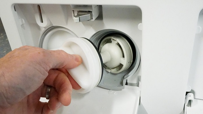 check the lint filter for clogging