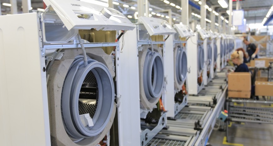 Siemens washing machine production