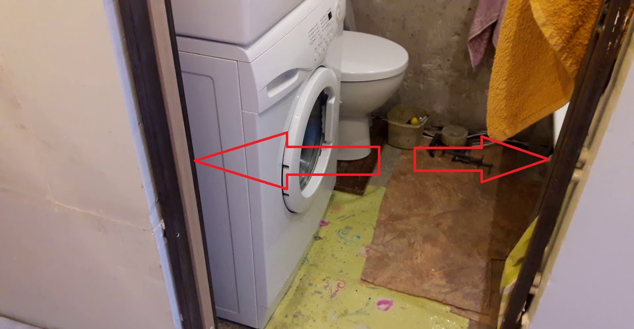 take into account the width of the doorway