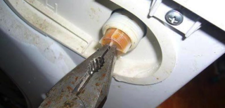 How to remove the inlet valve filter