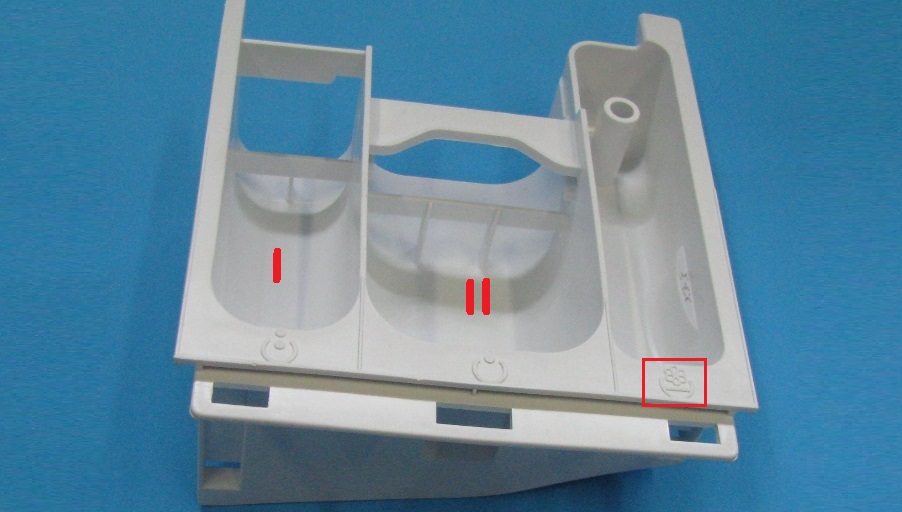 purpose of powder receptacle compartments
