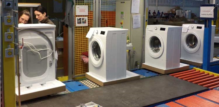 Gorenje washing machine production in Serbia