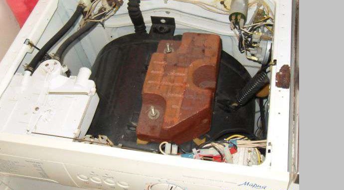 remove the cast iron counterweights