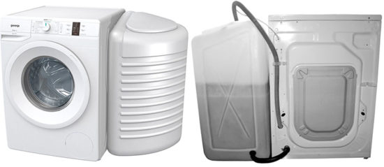 These machines have a water tank.