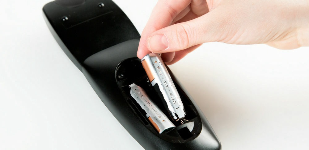remove the batteries from the remote control