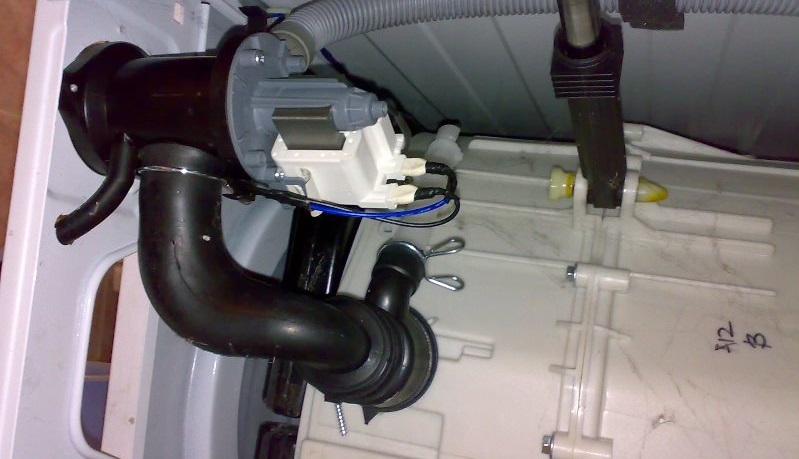 It's better to get to the pipe through the bottom