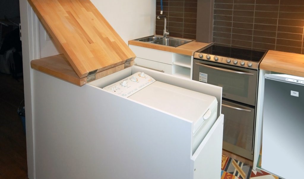 undercounter top-loading machine