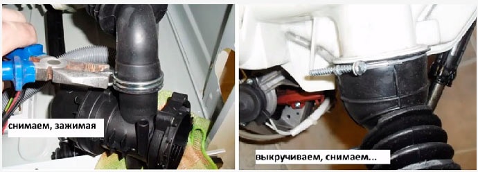 We change the pipe between the tank and the snail