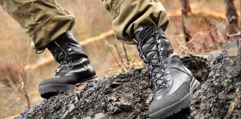 clean your boots from dirt first