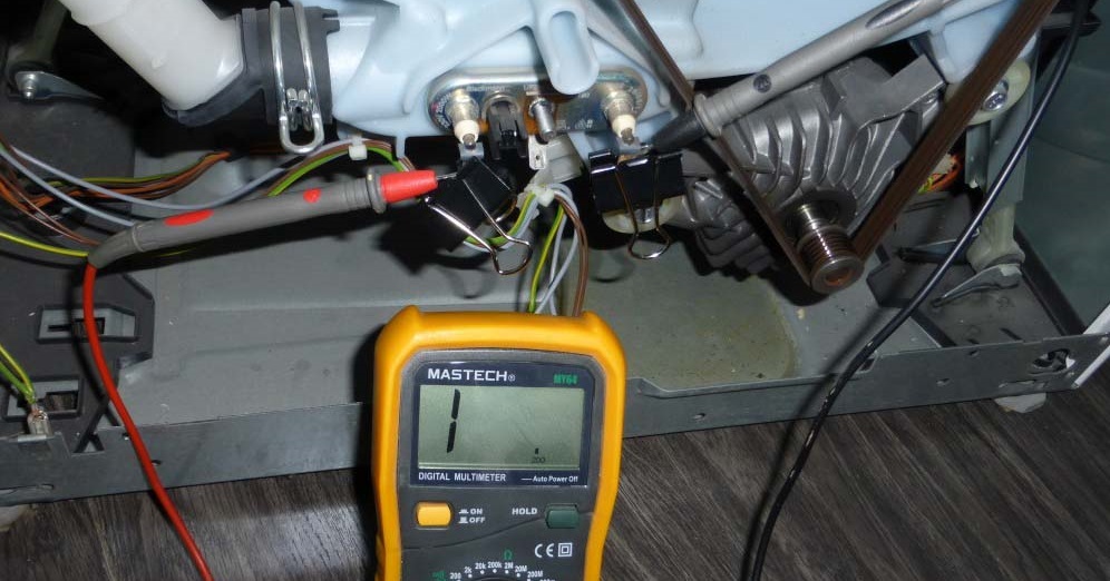 The heating element check revealed a malfunction