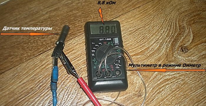 Checking the CM thermistor