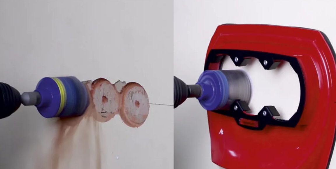 we drill holes for socket boxes