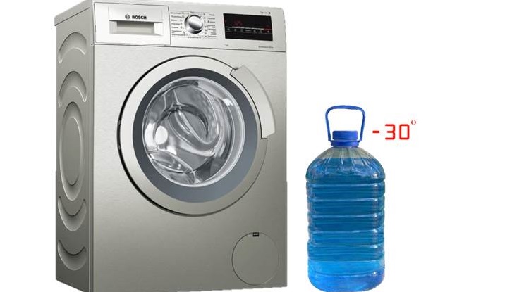 fill the machine with antifreeze