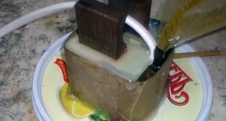 fill with epoxy resin for sealing