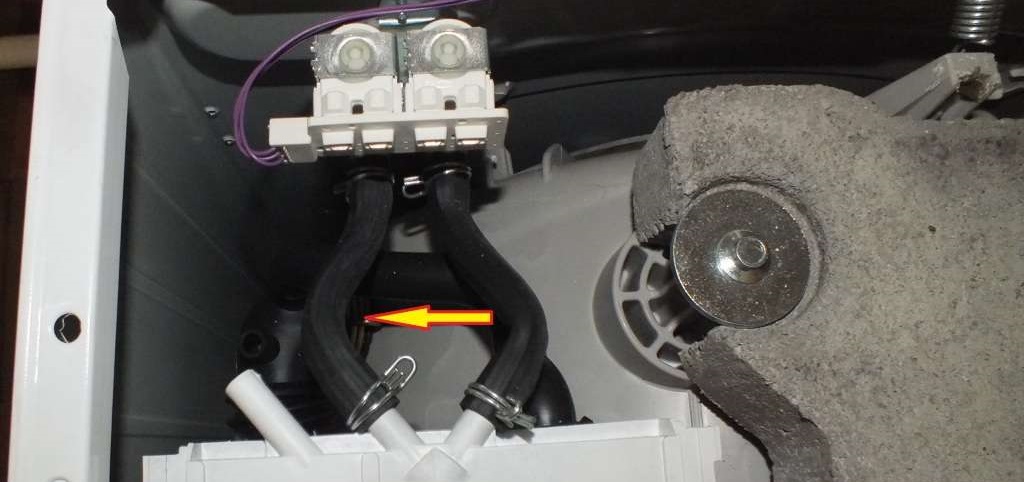 replacing the pipes coming from the valve