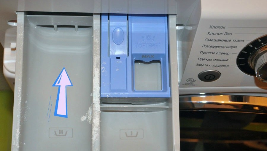 Where to pour laundry detergent