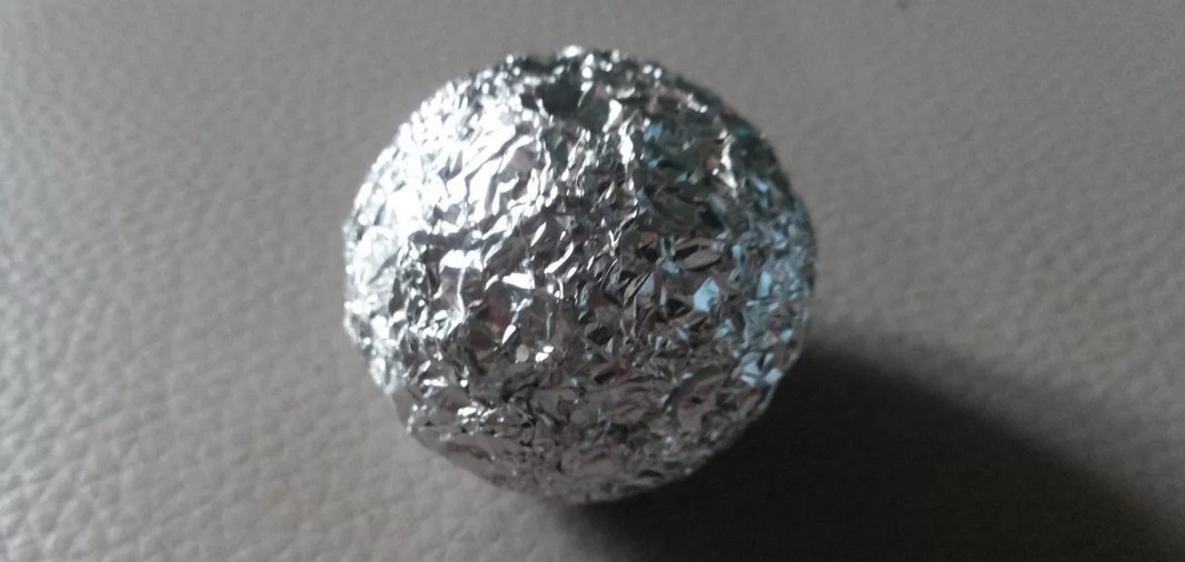 What can a foil ball do?