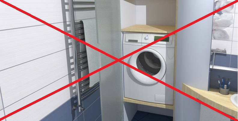 do not place the machine on a shelf