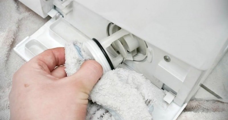 put a cloth underneath and wring it out