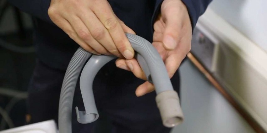 we drain the water through a hose