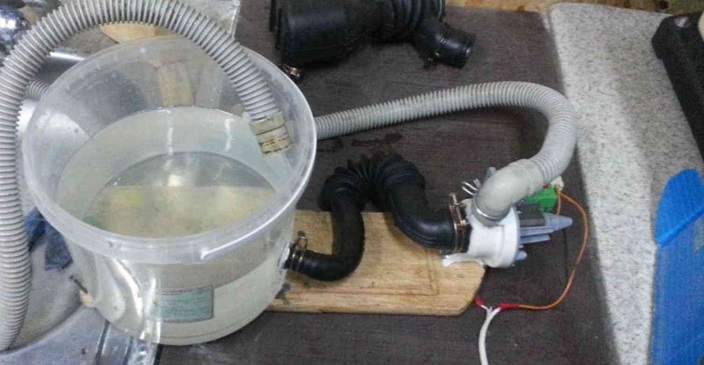 pump flushing device