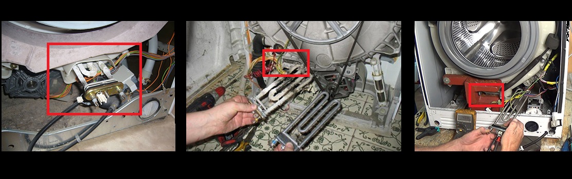 heating element location options