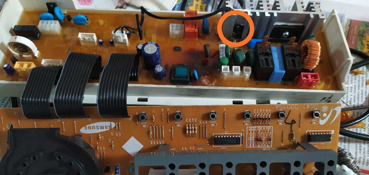 problems arise with the triacs