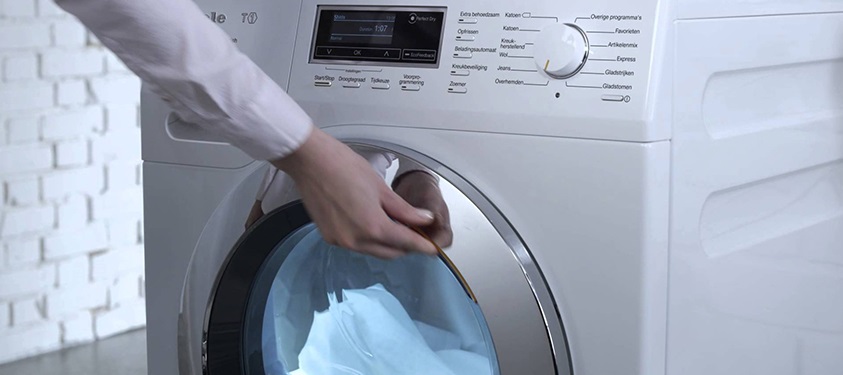 the laundry remains slightly damp