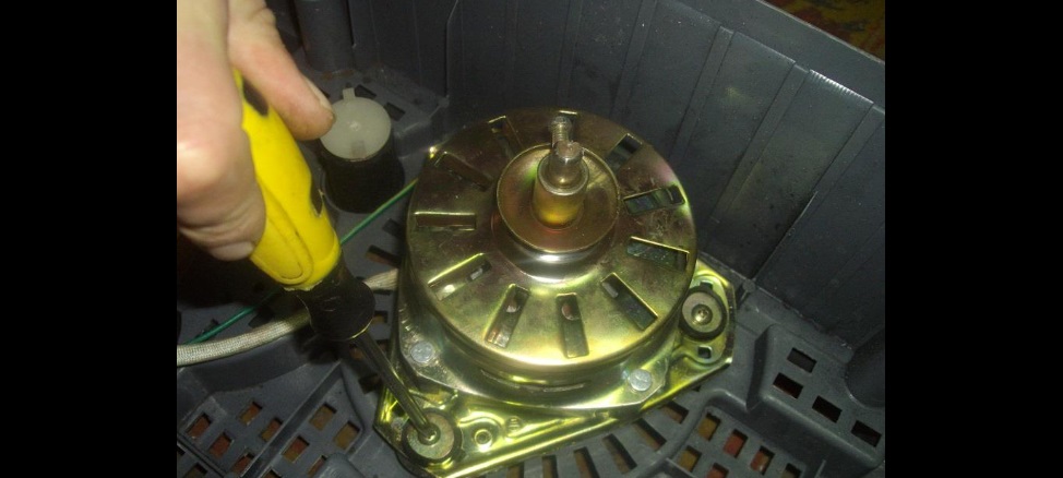 replacing the washing machine motor