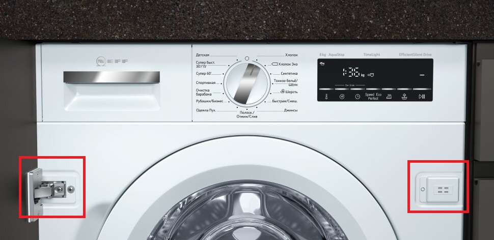 right and left fastenings