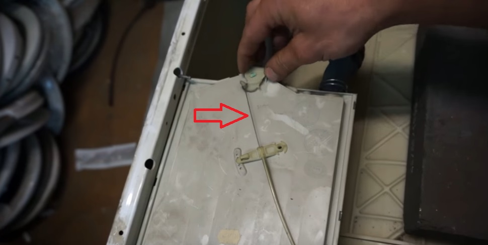 disconnect the wire from the dispenser switch