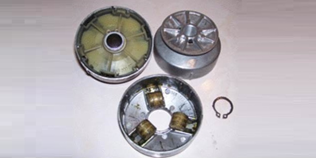 the variator pulley is broken