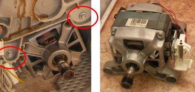 removing the collector motor